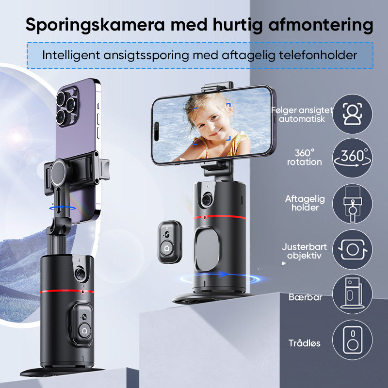 360° Smart Tracking Gimbal med ansigtsgenkendelse