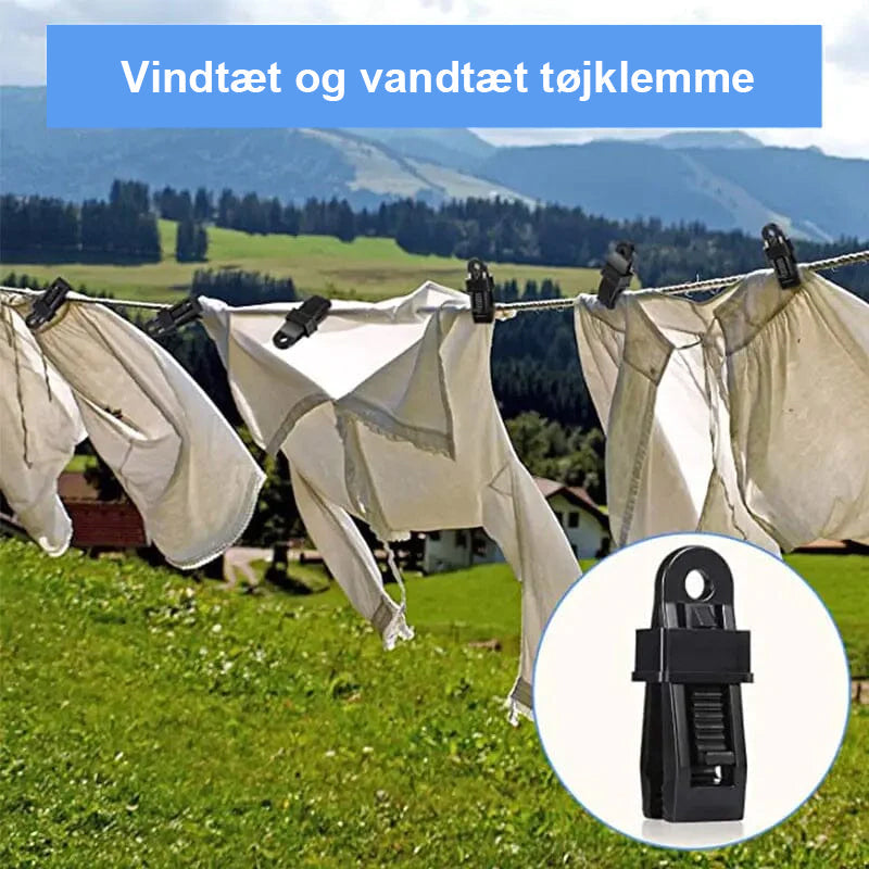Justerbart kraftigt låsegreb til presenning og skyggeklud