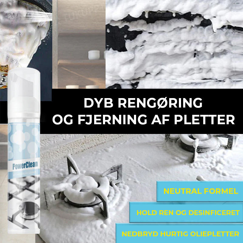 Skummende rengøringsmiddel